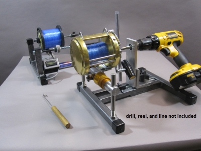 Portable and Pretty Cheap Silver Reel Winder Spool Line Spooling Station  Machine 