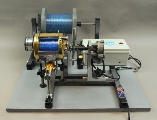 Reel Winder III for holding conventional reels, and spinning reel