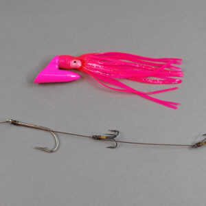 4 oz pirate plug black and purple rigged (copy)