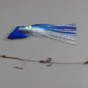 4 oz pirate plug blue pink white rigged (copy)