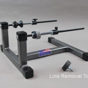 super spooler in metallic silver/black